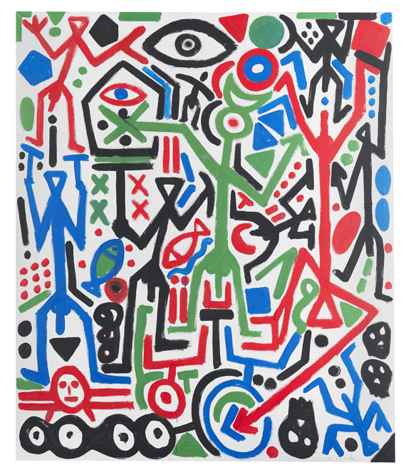 A. R. Penck (d.i. Ralf Winkler) - Ohne Titel