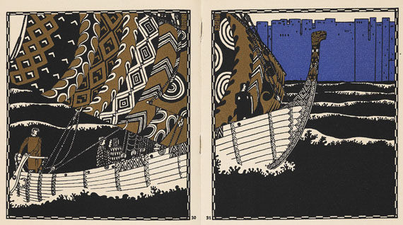 Carl Otto Czeschka - Die Nibelungen. 1908.