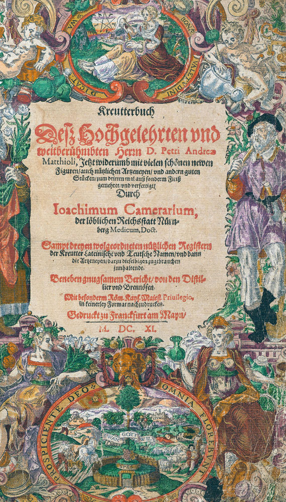 Pietro Andrea Matthiolus - Kreutterbuch, 1611