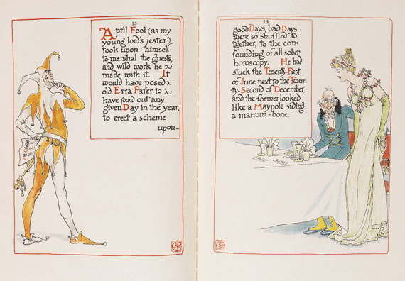 Walter Crane - 8 Werke.