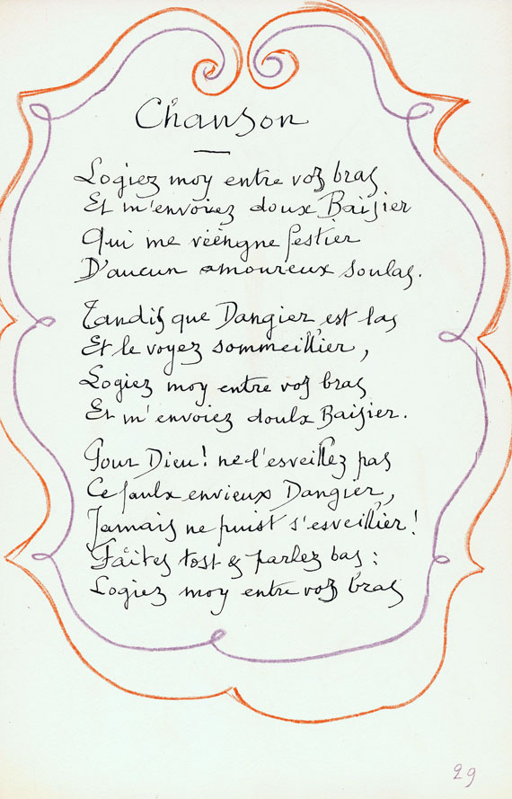 Henri Matisse - Poèmes de Charles d