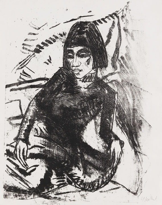 Erich Heckel - Mädchen