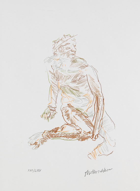 Oskar Kokoschka - Florentine sketchbook. 1972