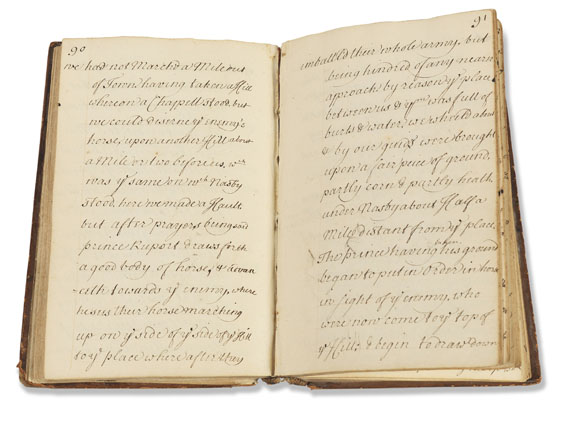 Sir Henry Slingsby - Manuskript, englischer Bürgerkrieg. Um 1680. - 