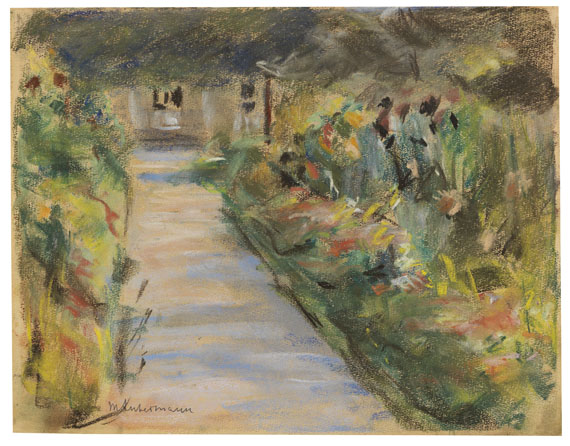 Max Liebermann - Der Nutzgarten in Wannsee nach Südosten