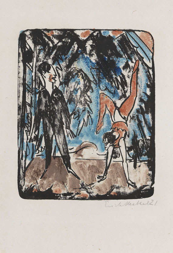 Erich Heckel - Handstand