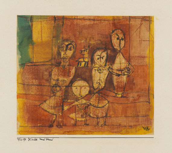 Paul Klee - Kinder und Hund