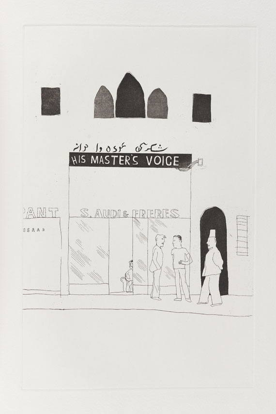 David Hockney - Fourteen poems by C.P. Cavafy. 1966.