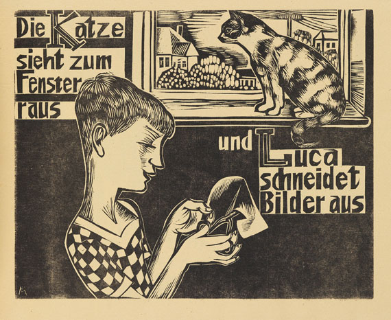 Conrad Felixmüller - ABC. Ein geschütteltes, geknütteltes Alphabet. 1925
