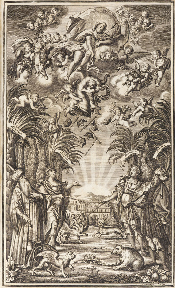 Antonium Foresti - Historische Welt-Cart. 6 Bde. 1718 - 