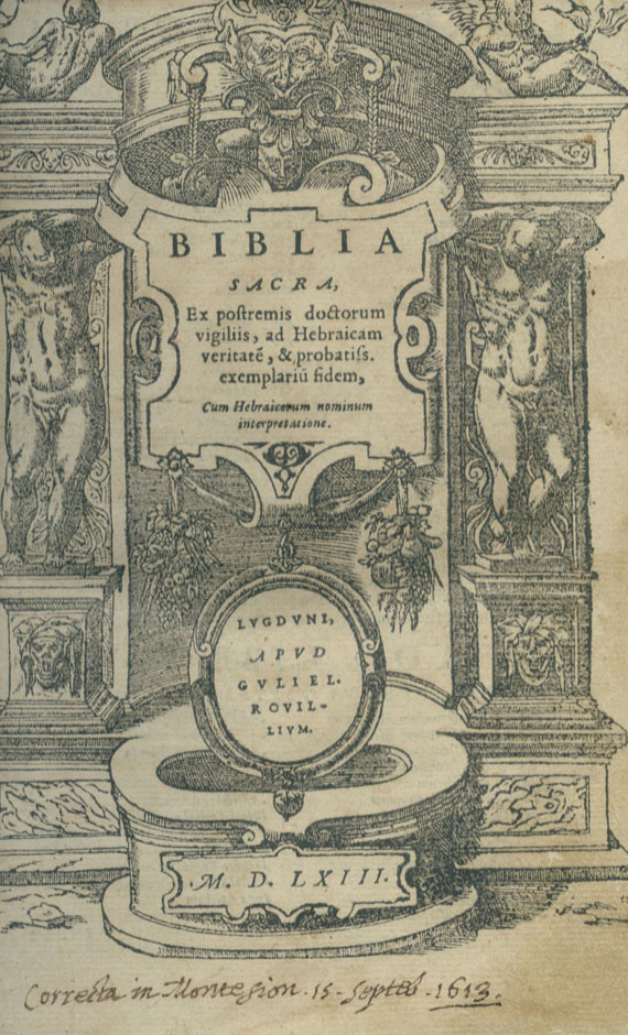 Biblia latina - Biblia sacra. 1563.