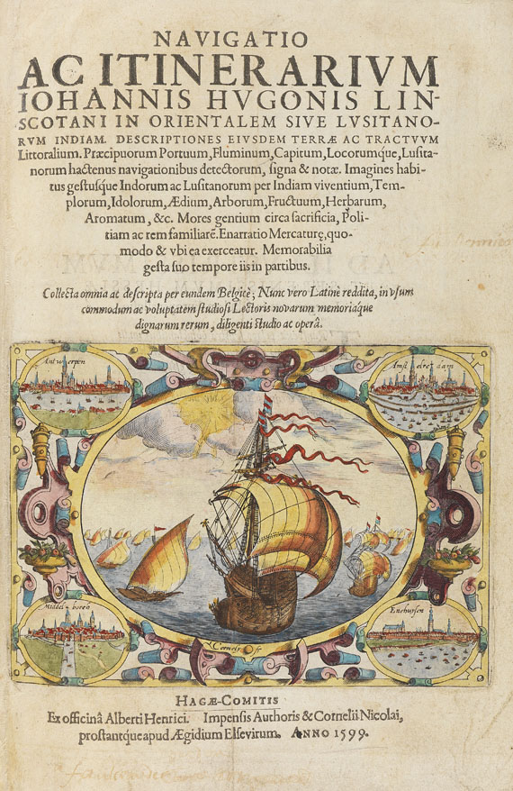 Jan Huygen van Linschoten - Navigatio ac itinerarium. 1599