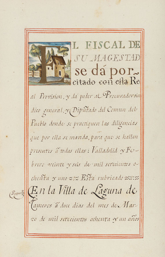 Carta executoria - Carta executoria. (Span. Handschrift auf Papier)