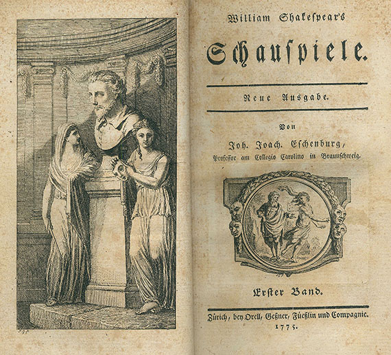 William Shakespeare - Schauspiele. 1775-77. 12 Bde.