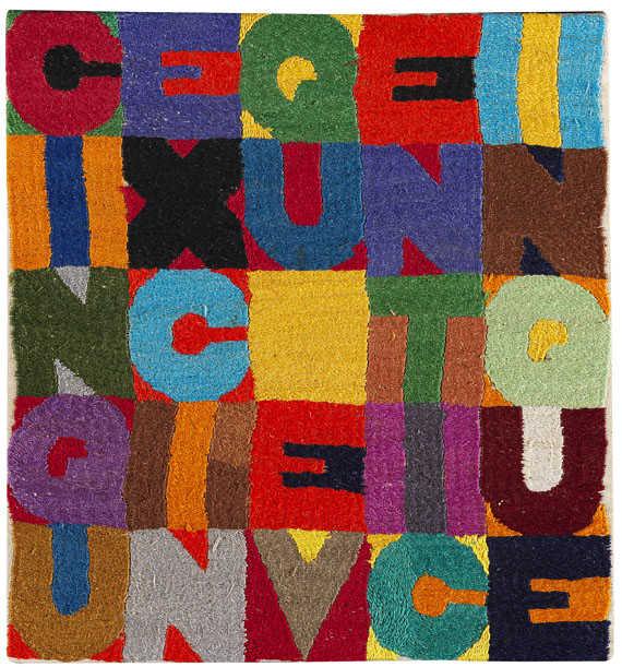 Alighiero E. Boetti - Cinque x cinque venticinque