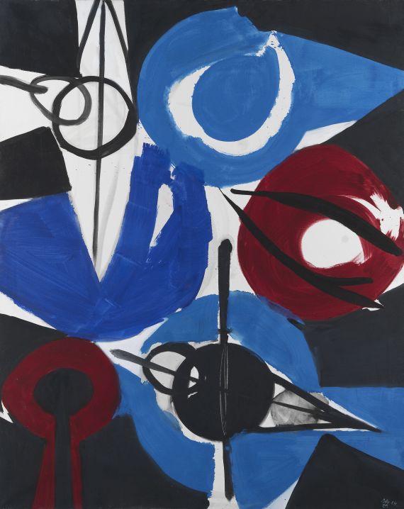 Ernst Wilhelm Nay - Irisch Blau