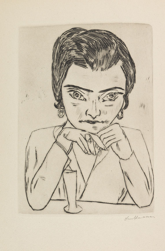 Curt Glaser - Max Beckmann. VA. 1924.