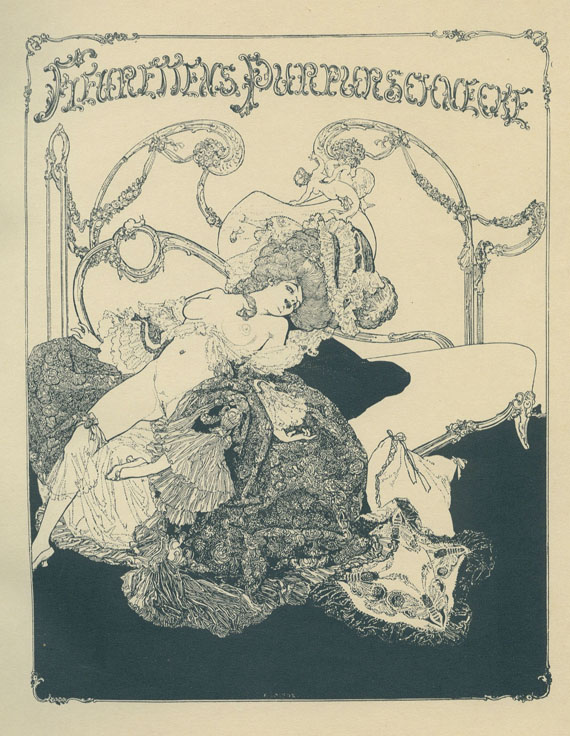 Franz von Bayros - Fleurettens Purpurschnecke. 1905