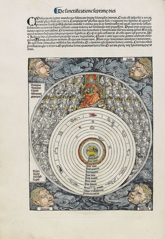 Hartmann Schedel - Weltchronik. 1493. Cincinnius-Exemplar. - 