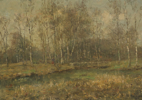 Rudolf Höckner - Vorfrühling im Park