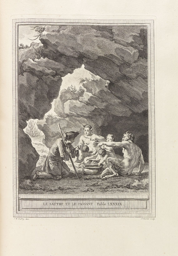 Jean de La Fontaine - Fables choisies. 4 Bde. 1755-59.