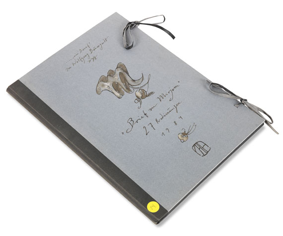 Horst Janssen - Brief an Mirjam. 1984. - 