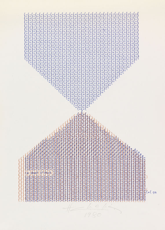 Henri Chopin - Sammlung von dactylopoèmes. 29 Bll. 1978-82. - 