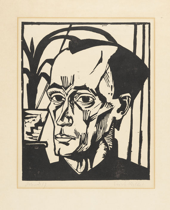 Erich Heckel - Bildnis E.H