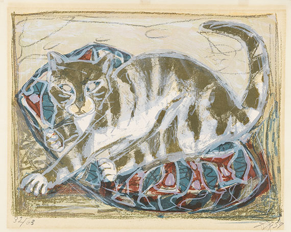 Otto Dix - Katze