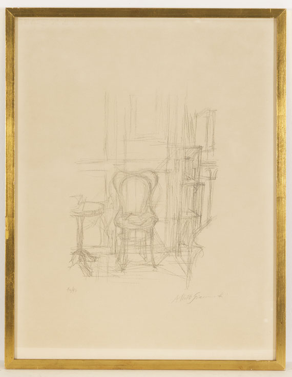 Giacometti - Chaise et guéridon