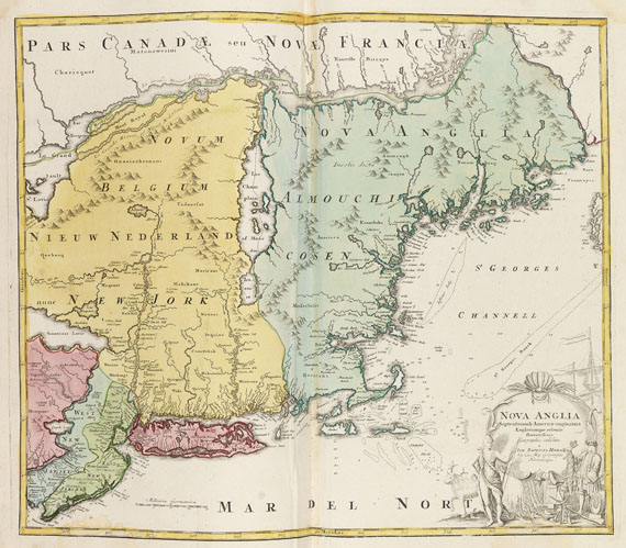 Johann Baptist Homann - Sammelatlas. Ca. 1725-80. - 