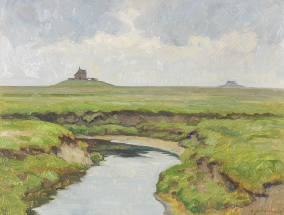 Albert Johannsen - Hallig bei Nordstrand