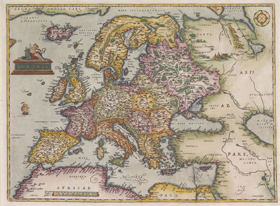  Europa - 1 Bl. Europae (Ortelius). 1581-84.