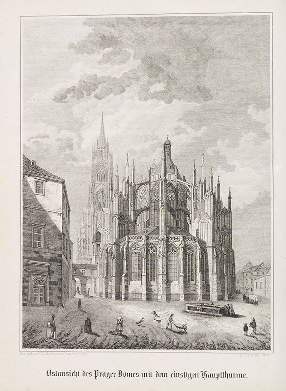 Legis Glückselig - Der Prager Dom. 1855