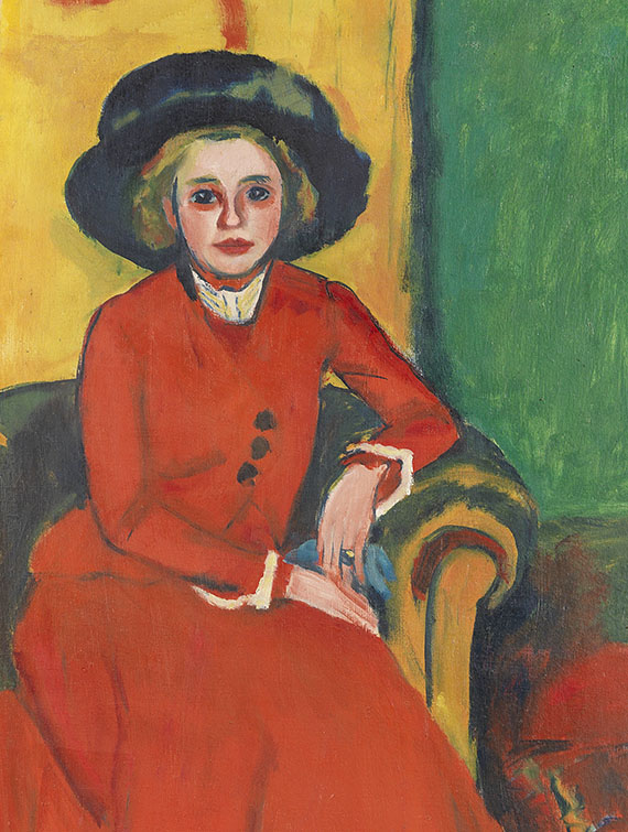 Hermann Max Pechstein - Bildnis Charlotte Cuhrt