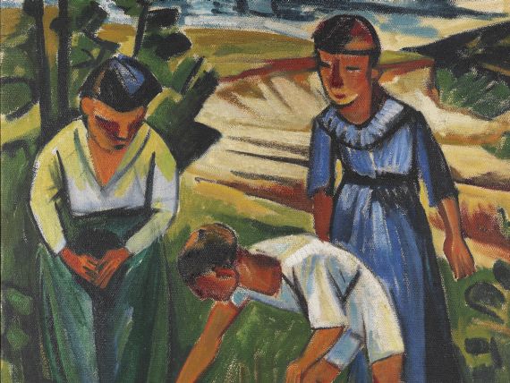 Hermann Max Pechstein - Im Freien - 