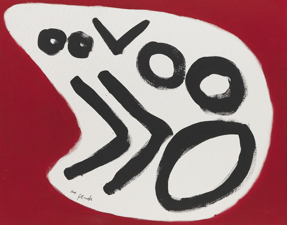 A. R. Penck (d.i. Ralf Winkler) - Idee zum Crosta Relief