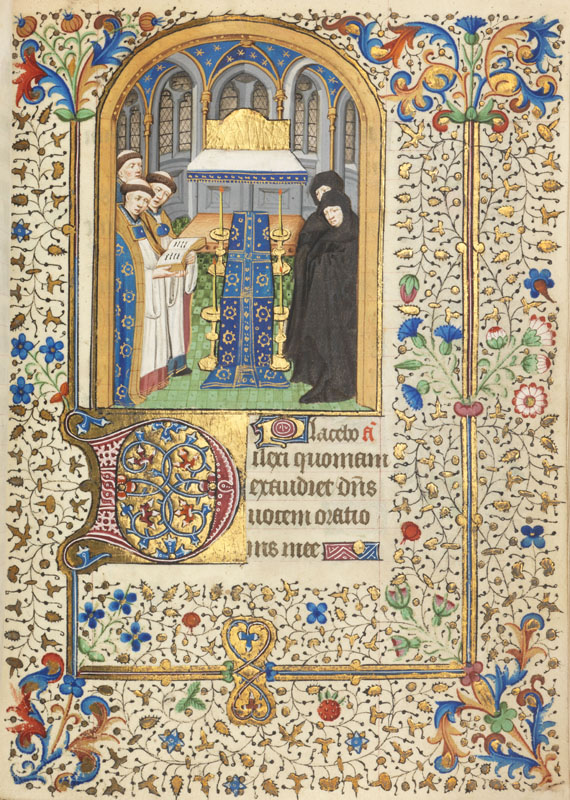 Manuskript - Stundenbuch. Paris um 1450. Manuskript auf Pergament.