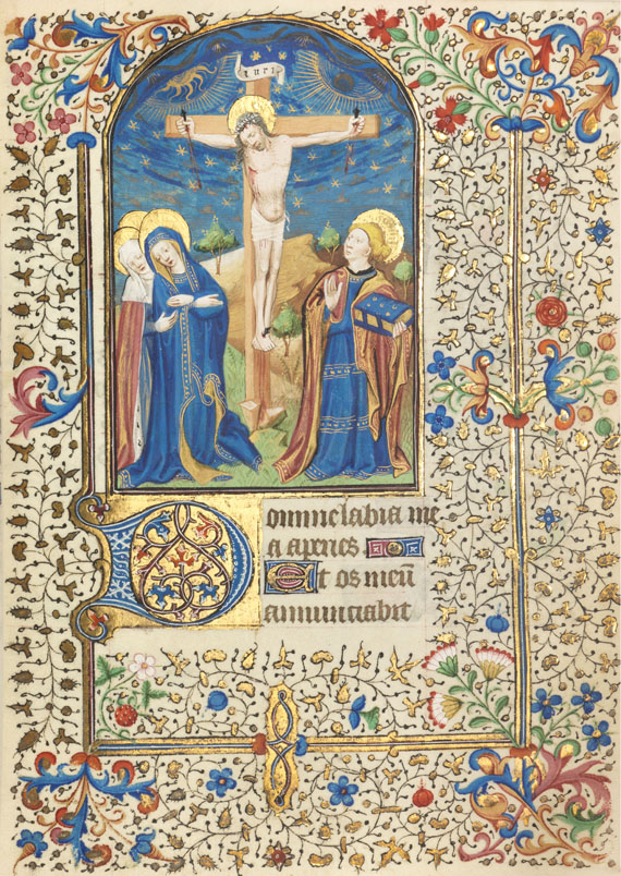 Manuskript - Stundenbuch. Paris um 1450. Manuskript auf Pergament.