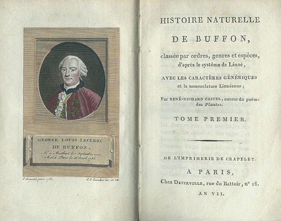 Georges Louis Lerclerc Buffon - Histoire naturelle. 26 Bde.
