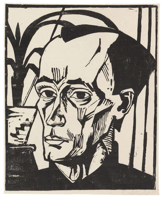 Erich Heckel - Bildnis E.H.