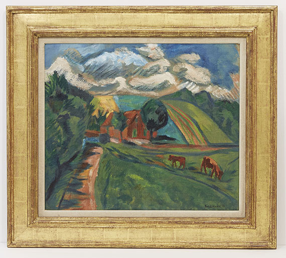 Erich Heckel - Hügellandschaft - Frame image