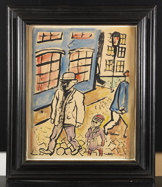 George Grosz - Arbeitslos - Frame image