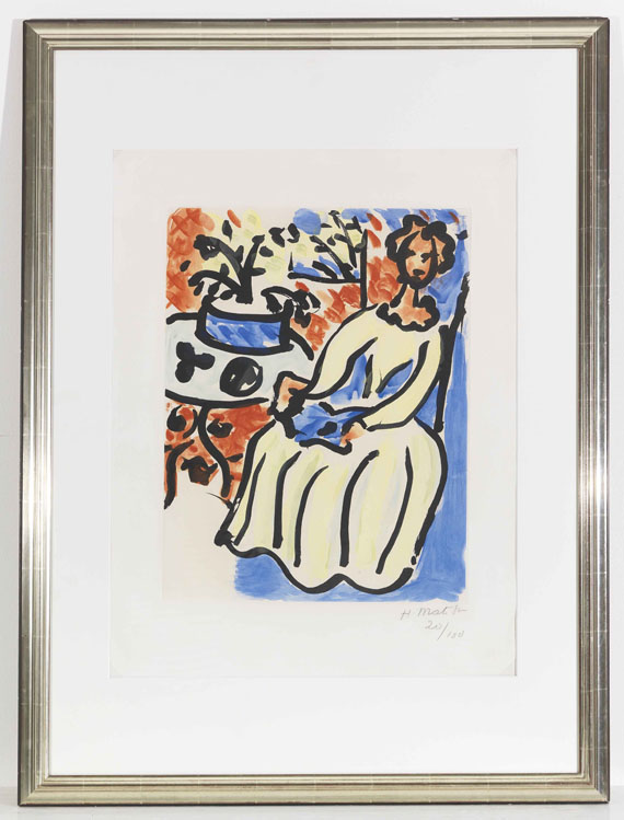 Henri Matisse - Marie-José en robe jaune - Frame image