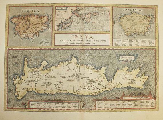 Mittelmeer - 1 Bl. Creta, louis magni (A. Ortelius).