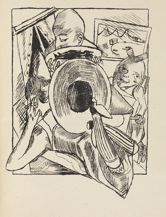 Max Beckmann - Braunbehrens, Stadtnacht - 