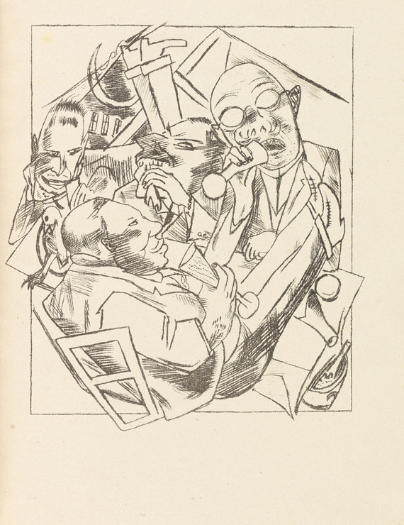 Max Beckmann - Braunbehrens, Stadtnacht - 