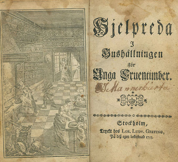  Kochbücher - Warg, Cajsa, Hjelpreda