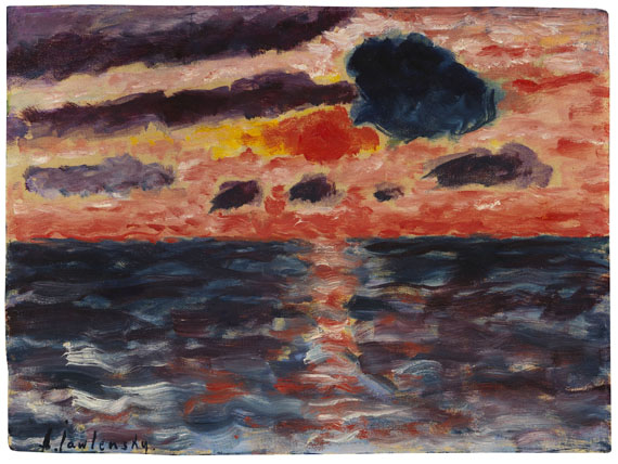 Alexej von Jawlensky - Sonnenuntergang, Borkum