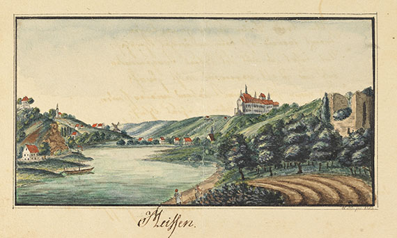  Album amicorum - Stammbuch Sachsen, ca. 1813-24.